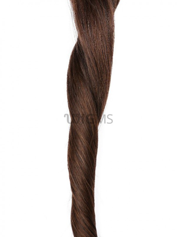 Brown Long Straight Clip In Extension