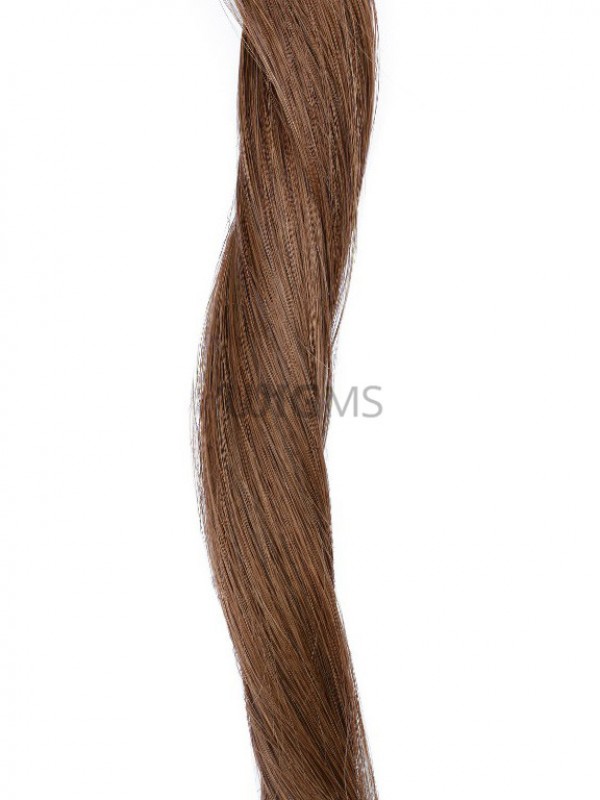 Brown Long Straight Clip In Extension