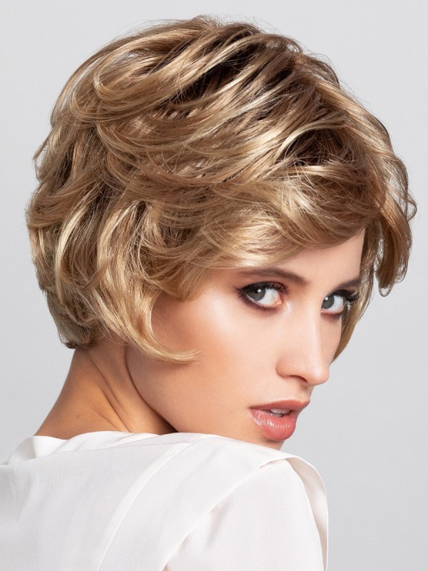 Wavy Synthetic 8" Short  Capless Wigs