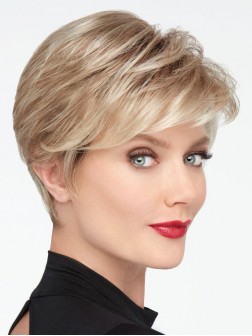 Short Stylish 6" Blonde Lace Front Synthetic Wigs