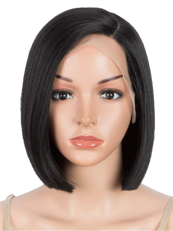 Capless Wigs Natural Straight Bob Synthetic Wigs