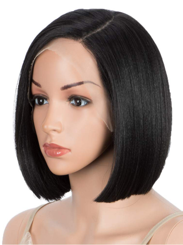 Capless Wigs Natural Straight Bob Synthetic Wigs