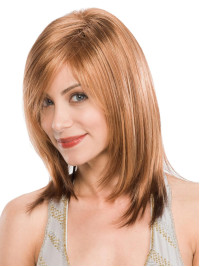 Modern 12" Chin Length Layered Womens Synthetic Wig