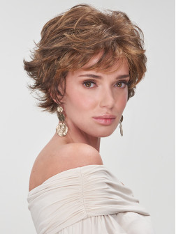 Short Pixie Wig Light-weight Wavy Synthetic Wigs