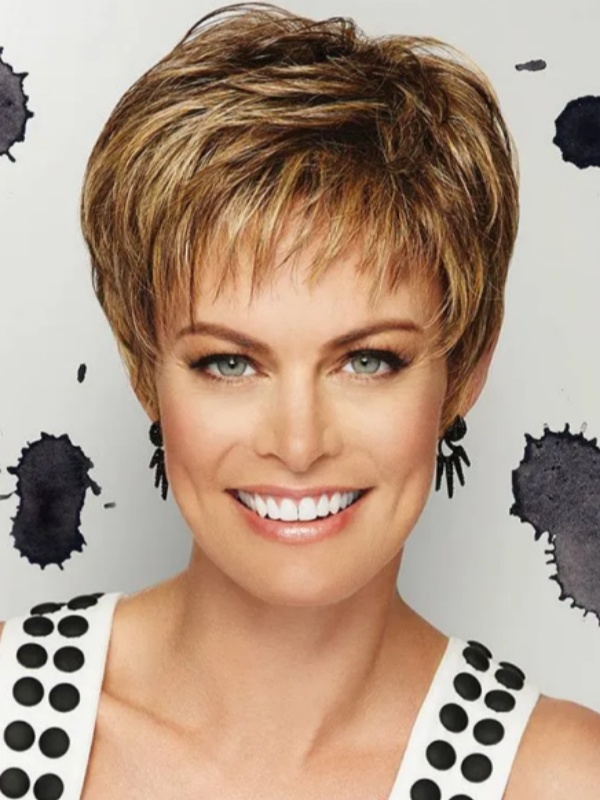 Best Pixie 6" Capless Straight Synthetic Wigs