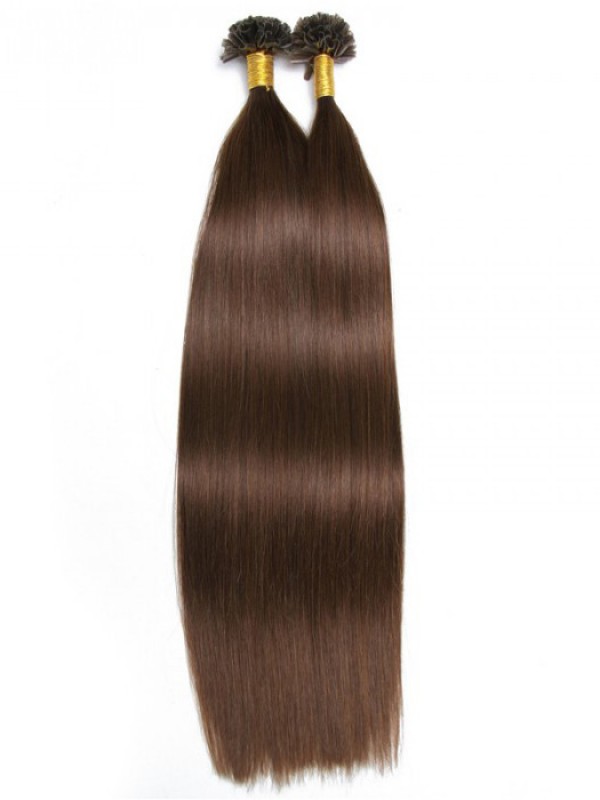 100s 0.5g/s Straight Nail/U Tip Virgin Hair Extensions