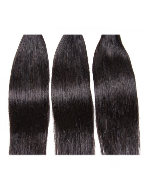 Human Virgin Straight Brazilian Hair 3 Bundles