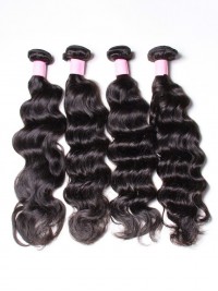 Virgin Hair Natural Wave 4pcs/pack Human Hair Weft