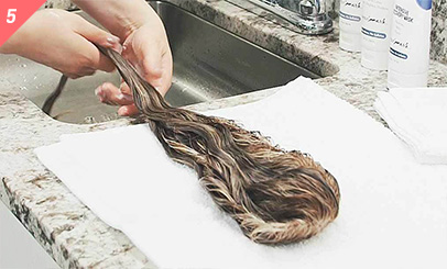 Step 4b: Condition Human Hair